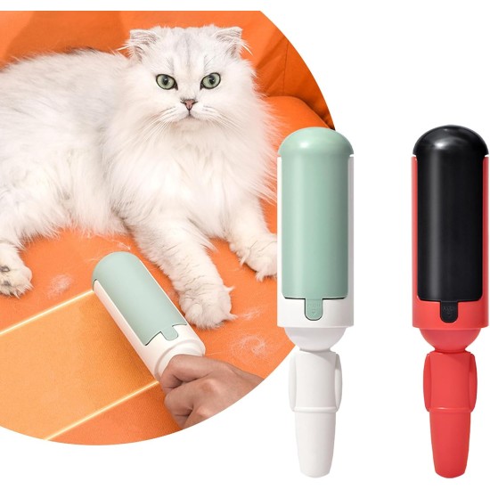 Pet Hair Remover Reusable Cat and Dog Hair Removal Roller Environmentally Friendly Pet Hair Removal Brush Suitable for Beds, Clothes, Carpets (Red and White) Pet Hair Remover Reusable Cat and Dog Hair Removal Roller Environmentally Friendly Pet Hair Removal Brush Suitable for Beds, Clothes, Carpets (Red and White)