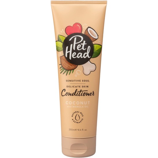 Pet Head Sensitive Soul Dog Shampoo Coconut Fragrance Nourishes and Soothes Sensitive Skin pH Neutral Vegan & Cruelty Free Gentle Formula for Dogs and Puppies 300 ml Pet Head Sensitive Soul Dog Shampoo Coconut Fragrance Nourishes and Soothes Sensitive Skin pH Neutral Vegan & Cruelty Free Gentle Formula for Dogs and Puppies 300 ml