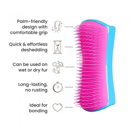 Pet Teezer, Purple Grey Dog Grooming Brush Pet Teezer, Purple Grey Dog Grooming Brush