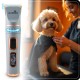 Pethaus Dog Clipper Grooming Set Low Noise Clipper for Dogs Cats 4 Attachments 3 to 12 mm Scissors Comb Claw Cutter File Grey Pethaus Dog Clipper Grooming Set Low Noise Clipper for Dogs Cats 4 Attachments 3 to 12 mm Scissors Comb Claw Cutter File Grey
