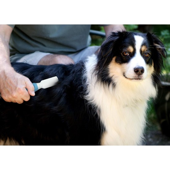 Pets First Professional Pet Mat Remover - Dematting Tool for Cat and Dog Grooming - Removes Matted Fur, Tangles, Knots, Gentle Teeth, Soft Comfort Grip Pets First Professional Pet Mat Remover - Dematting Tool for Cat and Dog Grooming - Removes Matted Fur, Tangles, Knots, Gentle Teeth, Soft Comfort Grip