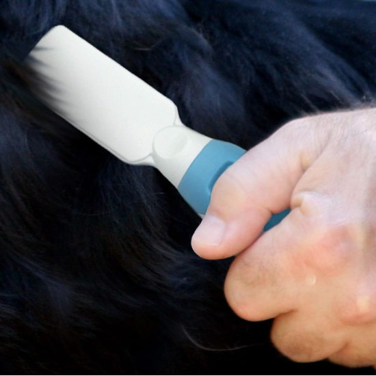 Pets First Professional Pet Mat Remover - Dematting Tool for Cat and Dog Grooming - Removes Matted Fur, Tangles, Knots, Gentle Teeth, Soft Comfort Grip Pets First Professional Pet Mat Remover - Dematting Tool for Cat and Dog Grooming - Removes Matted Fur, Tangles, Knots, Gentle Teeth, Soft Comfort Grip