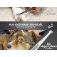 Pfotenschere Hunde Fellscheren Set Scharfe Schnittflächen 2 abgerundete Scheren 9 cm aus Edelstahl für eine perfekte Fellpflege