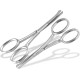 Pfotenschere Hunde Fellscheren Set Scharfe Schnittflächen 2 abgerundete Scheren 9 cm aus Edelstahl für eine perfekte Fellpflege