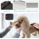 PnxdeobXL Pack of 2 Pet Grooming Gloves, Pet Hair Remover Glove, Made of Velvety Fabric & Breathable Mesh, with Stainless Steel Pet Comb, Suitable for Cats, Dogs & More