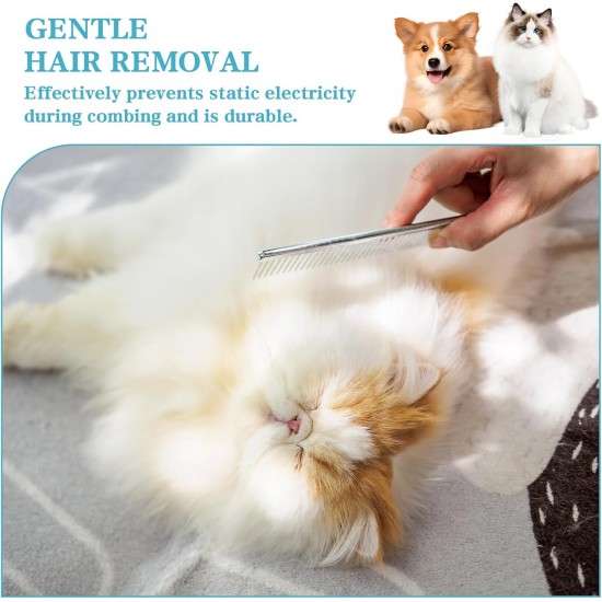 PnxdeobXL Pack of 2 Pet Grooming Gloves, Pet Hair Remover Glove, Made of Velvety Fabric & Breathable Mesh, with Stainless Steel Pet Comb, Suitable for Cats, Dogs & More PnxdeobXL Pack of 2 Pet Grooming Gloves, Pet Hair Remover Glove, Made of Velvety Fabric & Breathable Mesh, with Stainless Steel Pet Comb, Suitable for Cats, Dogs & More