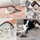 PnxdeobXL Pack of 2 Pet Grooming Gloves, Pet Hair Remover Glove, Made of Velvety Fabric & Breathable Mesh, with Stainless Steel Pet Comb, Suitable for Cats, Dogs & More
