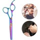 Professional Dog Hair Thinning Scissors, Extra Sharp Modelling Scissors, Cat Sharp Scissors, Dog Salon Scissors for Thinning, Thinning for All Dogs, Cats Cutting with Grooming Comb (Colour)