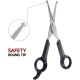 Professional Dog Scissors Round Tip Stainless Steel Eye Trimmer for Dogs and Cats, Professional Grooming Tool, Size 6.7 x 2.6 x 0.43 inch Professional Dog Scissors Round Tip Stainless Steel Eye Trimmer for Dogs and Cats, Professional Grooming Tool, Size 6.7 x 2.6 x 0.43 inch