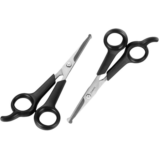Professional Dog Scissors Round Tip Stainless Steel Eye Trimmer for Dogs and Cats, Professional Grooming Tool, Size 6.7 x 2.6 x 0.43 inch Professional Dog Scissors Round Tip Stainless Steel Eye Trimmer for Dogs and Cats, Professional Grooming Tool, Size 6.7 x 2.6 x 0.43 inch