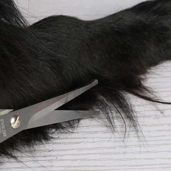 Professional Dog Scissors Round Tip Stainless Steel Eye Trimmer for Dogs and Cats, Professional Grooming Tool, Size 6.7 x 2.6 x 0.43 inch Professional Dog Scissors Round Tip Stainless Steel Eye Trimmer for Dogs and Cats, Professional Grooming Tool, Size 6.7 x 2.6 x 0.43 inch