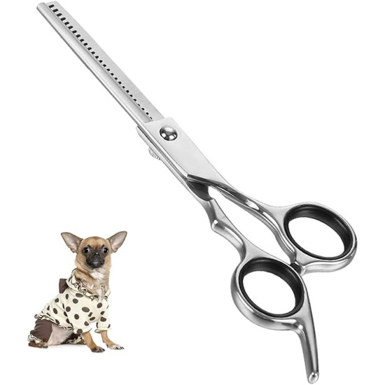 Professional Dog Scissors Round Tip Stainless Steel Eye Trimmer for Dogs and Cats, Professional Grooming Tool, Size 6.7 x 2.6 x 0.43 inch Professional Dog Scissors Round Tip Stainless Steel Eye Trimmer for Dogs and Cats, Professional Grooming Tool, Size 6.7 x 2.6 x 0.43 inch