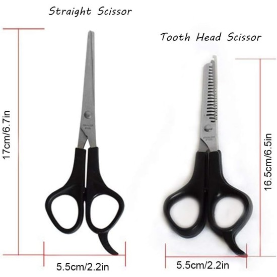 Professional Dog Scissors and Fur Scissors Set Pet Dog Cat Grooming Hair Cutting Scissors Thinning Teeth Set (Dog Scissors -2) Professional Dog Scissors and Fur Scissors Set Pet Dog Cat Grooming Hair Cutting Scissors Thinning Teeth Set (Dog Scissors -2)