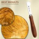 Professional Wire Stripping Knife for Dogs & Pets Round Wooden Handle with Stainless Steel Blade (Extra Fine, Right Hand) Professional Wire Stripping Knife for Dogs & Pets Round Wooden Handle with Stainless Steel Blade (Extra Fine, Right Hand)