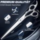 Purple Dragon 8 Inch Dog Scissors Set Professional 3-in-1 Fur Scissors Set for Dogs – Golden Dog Scissors Set Straight, Serrated and Curved Scissors are Included for Dogs for Cats and Other Animals Purple Dragon 8 Inch Dog Scissors Set Professional 3-in-1 Fur Scissors Set for Dogs – Golden Dog Scissors Set Straight, Serrated and Curved Scissors are Included for Dogs for Cats and Other Animals