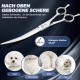 Purple Dragon 8 Inch Dog Scissors Set Professional 3-in-1 Fur Scissors Set for Dogs – Golden Dog Scissors Set Straight, Serrated and Curved Scissors are Included for Dogs for Cats and Other Animals Purple Dragon 8 Inch Dog Scissors Set Professional 3-in-1 Fur Scissors Set for Dogs – Golden Dog Scissors Set Straight, Serrated and Curved Scissors are Included for Dogs for Cats and Other Animals