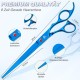 Purple Dragon 8 Inch Dog Scissors Set Professional 3-in-1 Fur Scissors Set for Dogs – Golden Dog Scissors Set Straight, Serrated and Curved Scissors are Included for Dogs for Cats and Other Animals Purple Dragon 8 Inch Dog Scissors Set Professional 3-in-1 Fur Scissors Set for Dogs – Golden Dog Scissors Set Straight, Serrated and Curved Scissors are Included for Dogs for Cats and Other Animals