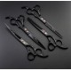 Purple Dragon Fur Scissors for Dogs Professional 7.0 Inch Dog Scissors Set with Thinning Scissors for Grooming Curved Pet Fur Scissors Set Dog Hair Scissors Set Made of Japan 440C Stainless Steel Purple Dragon Fur Scissors for Dogs Professional 7.0 Inch Dog Scissors Set with Thinning Scissors for Grooming Curved Pet Fur Scissors Set Dog Hair Scissors Set Made of Japan 440C Stainless Steel