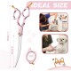 Purple Dragon JP 440C Steel Professional Dog Scissors for Dogs and Cats, 6.5 Inch Grooming Scissors with Ultralight Space Aluminium Handle, JP 440C Steel Professional Grooming Scissors for Dog Purple Dragon JP 440C Steel Professional Dog Scissors for Dogs and Cats, 6.5 Inch Grooming Scissors with Ultralight Space Aluminium Handle, JP 440C Steel Professional Grooming Scissors for Dog