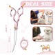 Purple Dragon JP 440C Steel Professional Dog Scissors for Dogs and Cats, 6.5 Inch Grooming Scissors with Ultralight Space Aluminium Handle, JP 440C Steel Professional Grooming Scissors for Dog Purple Dragon JP 440C Steel Professional Dog Scissors for Dogs and Cats, 6.5 Inch Grooming Scissors with Ultralight Space Aluminium Handle, JP 440C Steel Professional Grooming Scissors for Dog
