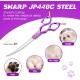 Purple Dragon JP 440C Steel Professional Dog Scissors for Dogs and Cats, 6.5 Inch Grooming Scissors with Ultralight Space Aluminium Handle, JP 440C Steel Professional Grooming Scissors for Dog Purple Dragon JP 440C Steel Professional Dog Scissors for Dogs and Cats, 6.5 Inch Grooming Scissors with Ultralight Space Aluminium Handle, JP 440C Steel Professional Grooming Scissors for Dog