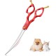 Purple Dragon JP 440C Steel Professional Dog Scissors for Dogs and Cats, 6.5 Inch Grooming Scissors with Ultralight Space Aluminium Handle, JP 440C Steel Professional Grooming Scissors for Dog Purple Dragon JP 440C Steel Professional Dog Scissors for Dogs and Cats, 6.5 Inch Grooming Scissors with Ultralight Space Aluminium Handle, JP 440C Steel Professional Grooming Scissors for Dog