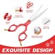 Purple Dragon JP 440C Steel Professional Dog Scissors for Dogs and Cats, 6.5 Inch Grooming Scissors with Ultralight Space Aluminium Handle, JP 440C Steel Professional Grooming Scissors for Dog Purple Dragon JP 440C Steel Professional Dog Scissors for Dogs and Cats, 6.5 Inch Grooming Scissors with Ultralight Space Aluminium Handle, JP 440C Steel Professional Grooming Scissors for Dog