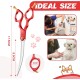 Purple Dragon JP 440C Steel Professional Dog Scissors for Dogs and Cats, 6.5 Inch Grooming Scissors with Ultralight Space Aluminium Handle, JP 440C Steel Professional Grooming Scissors for Dog Purple Dragon JP 440C Steel Professional Dog Scissors for Dogs and Cats, 6.5 Inch Grooming Scissors with Ultralight Space Aluminium Handle, JP 440C Steel Professional Grooming Scissors for Dog