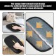 RELKLYU 2 x black hair removal gloves, 1 x steel comb, double-sided classic hair removal device, reusable, pet hair cleaning props. RELKLYU 2 x black hair removal gloves, 1 x steel comb, double-sided classic hair removal device, reusable, pet hair cleaning props.