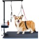SHELANDY Pet Grooming Arm with Clamp for Large and Small Dogs, 35" Height Adjustable, Includes Two Non Sitting Haunch Holders - Black SHELANDY Pet Grooming Arm with Clamp for Large and Small Dogs, 35" Height Adjustable, Includes Two Non Sitting Haunch Holders - Black