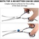 SHPUJUN Curved Dog Scissors, Stainless Steel Grooming Scissors, Pet Fur, Cat Thinning Scissors, Professional Hair Care