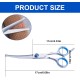 SHPUJUN Curved Dog Scissors, Stainless Steel Grooming Scissors, Pet Fur, Cat Thinning Scissors, Professional Hair Care