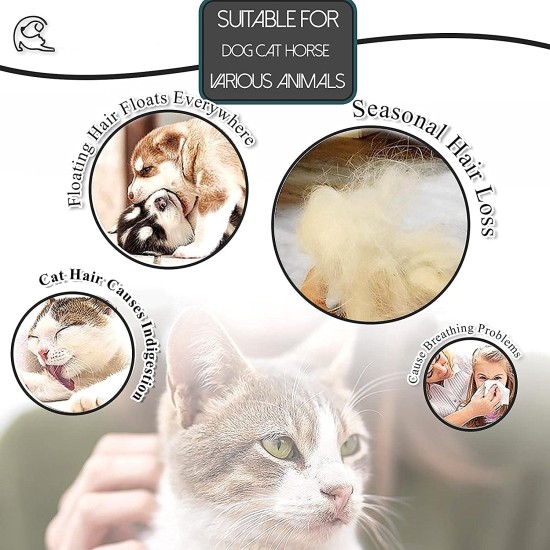 SSRIVER Pet Grooming Glove - Gentle Hair Removal and Efficient Massage for Dogs, Cats and Horses - Pet Mitt with Brushes for Short and Long Fur (1 Right Hand) SSRIVER Pet Grooming Glove - Gentle Hair Removal and Efficient Massage for Dogs, Cats and Horses - Pet Mitt with Brushes for Short and Long Fur (1 Right Hand)