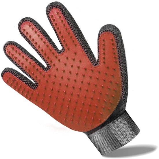 SSRIVER Pet Grooming Glove - Gentle Hair Removal and Efficient Massage for Dogs, Cats and Horses - Pet Mitt with Brushes for Short and Long Fur (1 Right Hand) SSRIVER Pet Grooming Glove - Gentle Hair Removal and Efficient Massage for Dogs, Cats and Horses - Pet Mitt with Brushes for Short and Long Fur (1 Right Hand)