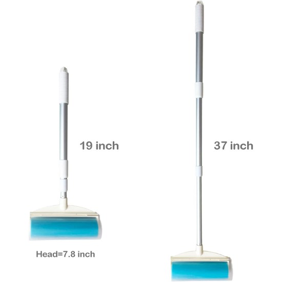 SUZZYVINE Pet Hair Remover Long Handle Reusable Lint Roller for Cats and Dogs Reusable (1 Long Handle, 1 Wide Roll Plus 1 Medium Roller+1 Travel Roller) SUZZYVINE Pet Hair Remover Long Handle Reusable Lint Roller for Cats and Dogs Reusable (1 Long Handle, 1 Wide Roll Plus 1 Medium Roller+1 Travel Roller)