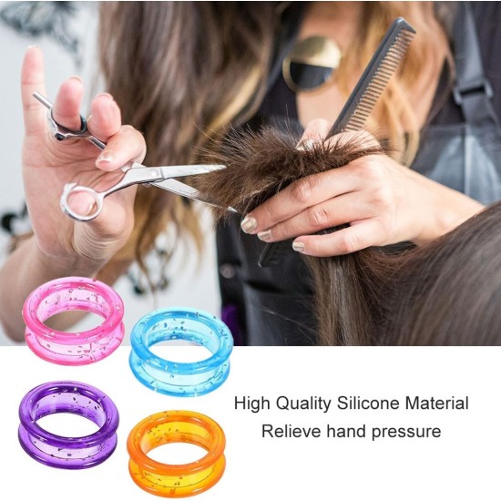 Silicone Scissors Finger Ring for Hairdressing Scissors Dog Scissors Hairdressing Scissors Thumb Rings Scissors Handle Inserts Finger Protection Pack of 12 Silicone Scissors Finger Ring for Hairdressing Scissors Dog Scissors Hairdressing Scissors Thumb Rings Scissors Handle Inserts Finger Protection Pack of 12