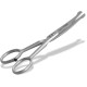 Solingen Dog Grooming Scissors, Paw Scissors with One-Sided Micro Serration, Made in Germany, Dog Scissors with Curved Cutting Surface for Grooming Dogs, Cats, Pets (11.7 cm)