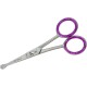 Solingen sharp straight professional paw scissors, dog scissors, face scissors with rounded tips and one-sided micro teeth, 4 inches (10.6 cm), premium quality, made in Germany Solingen sharp straight professional paw scissors, dog scissors, face scissors with rounded tips and one-sided micro teeth, 4 inches (10.6 cm), premium quality, made in Germany