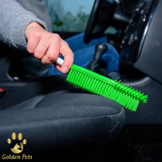 Special Brush I Pet Hair Remover, Dog Brush, Cat Brush I For Vehicle Upholstery & Textile Surfaces I Gentle Massage Effect for Dogs and Cats I + Free E-Book Care Manual (English language Special Brush I Pet Hair Remover, Dog Brush, Cat Brush I For Vehicle Upholstery & Textile Surfaces I Gentle Massage Effect for Dogs and Cats I + Free E-Book Care Manual (English language