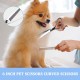 TNSRAY Dog Grooming Scissors, Dog Scissors, Curved Scissors, Dog Grooming Scissors for Dogs, Dogs and Cats, Safety Round Tip Grooming Scissors, Stainless Steel Fur Scissors for Dogs and Cats, Curved