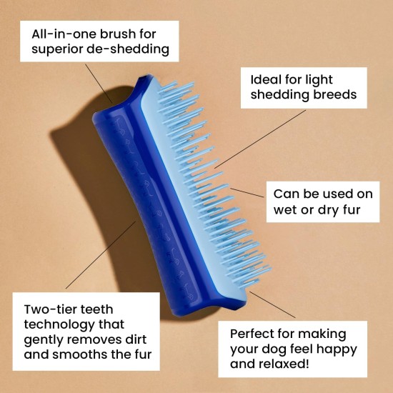 Tangle Teezer | Pet Teezer | Deshedding and Dog Grooming Brush | Dry Brush or Dog Bath Brush | Mint & Pink Tangle Teezer | Pet Teezer | Deshedding and Dog Grooming Brush | Dry Brush or Dog Bath Brush | Mint & Pink