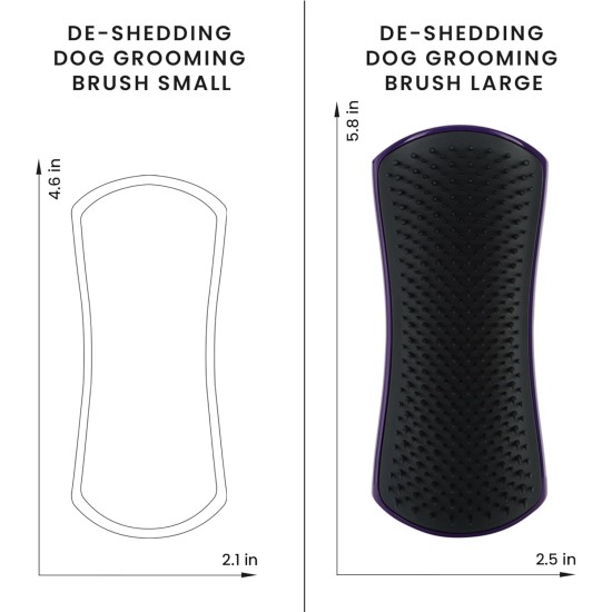 Tangle Teezer | Pet Teezer | Deshedding and Dog Grooming Brush | Dry Brush or Dog Bath Brush | Mint & Pink Tangle Teezer | Pet Teezer | Deshedding and Dog Grooming Brush | Dry Brush or Dog Bath Brush | Mint & Pink