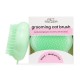 Tangle Teezer Pet Teezer Cat Brush - For Cats with Short to Medium Fur - Grooming Brush for Cats with Two Stage Bristles that Gives Shine and Smoothness - Green Tangle Teezer Pet Teezer Cat Brush - For Cats with Short to Medium Fur - Grooming Brush for Cats with Two Stage Bristles that Gives Shine and Smoothness - Green