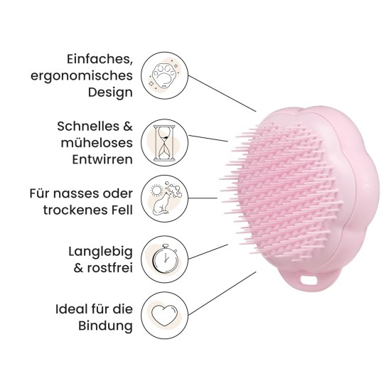 Tangle Teezer Pet Teezer Cat Brush - For Cats with Short to Medium Fur - Grooming Brush for Cats with Two Stage Bristles that Gives Shine and Smoothness - Green Tangle Teezer Pet Teezer Cat Brush - For Cats with Short to Medium Fur - Grooming Brush for Cats with Two Stage Bristles that Gives Shine and Smoothness - Green