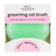 Tangle Teezer Pet Teezer Cat Brush - For Cats with Short to Medium Fur - Grooming Brush for Cats with Two Stage Bristles that Gives Shine and Smoothness - Green Tangle Teezer Pet Teezer Cat Brush - For Cats with Short to Medium Fur - Grooming Brush for Cats with Two Stage Bristles that Gives Shine and Smoothness - Green