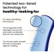 Tangle Teezer Pet Teezer Pet Grooming Brush for Small Dogs - Dog Brush for Dry or Bath Use - The Perfect Brush for Dogs - Dark Blue & Light Blue
