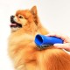 Tangle Teezer Pet Teezer Pet Grooming Brush for Small Dogs - Dog Brush for Dry or Bath Use - The Perfect Brush for Dogs - Dark Blue & Light Blue