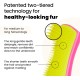 Tangle Teezer Pet Teezer Pet Grooming Brush for Small Dogs - Dog Brush for Dry or Bath Use - The Perfect Brush for Dogs - Dark Blue & Light Blue