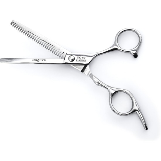 Thinning scissors notched single-edged thinning scissors Pet scissors metal of the brand PRECORN Thinning scissors notched single-edged thinning scissors Pet scissors metal of the brand PRECORN