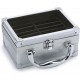 Top Performance Professional Clipper Blade Cases — Durable Aluminum Clipper Blade Cases for Professional Groomers, Chrome Top Performance Professional Clipper Blade Cases — Durable Aluminum Clipper Blade Cases for Professional Groomers, Chrome